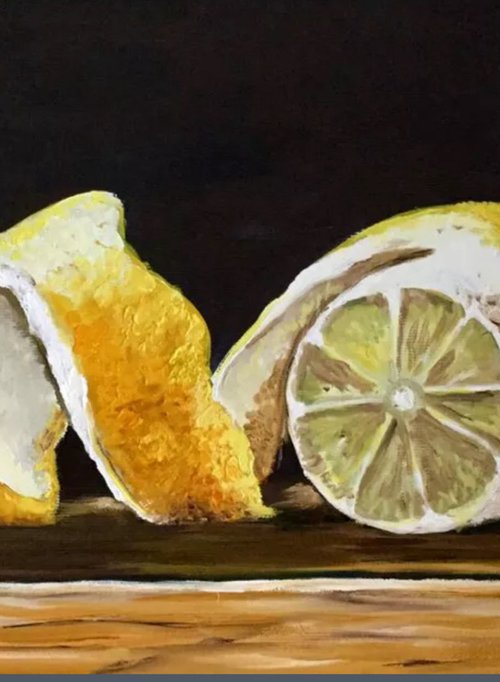 Peeled lemons by Olga Koval
