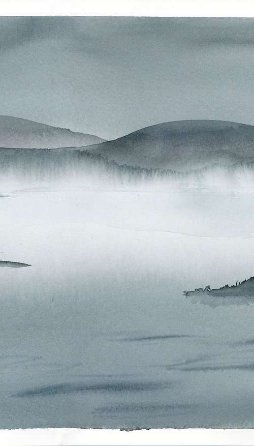 Serenity Lake Landscape #1 by Olga Tchefranov (Shefranov)