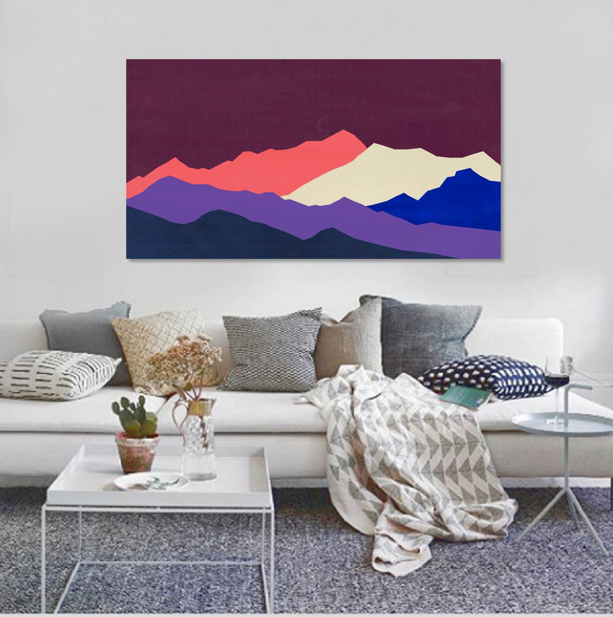  Mountain Breaths #30 By Marina Krylova, 59 X 31, Artwork For Sale On Artfinder