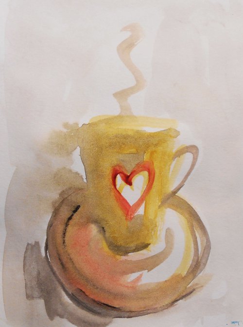 Coffee cup by Kristina Valić