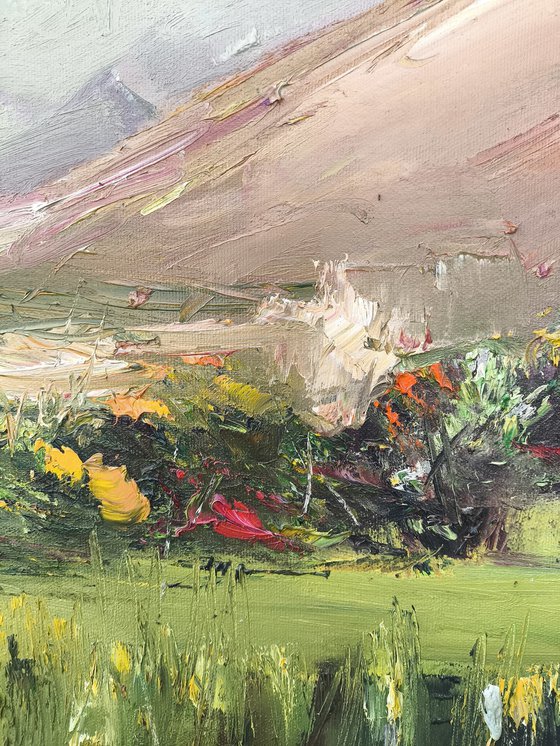 Autumn at the Foot of the Hills