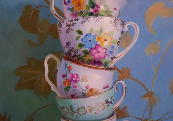 "Still life with cups"