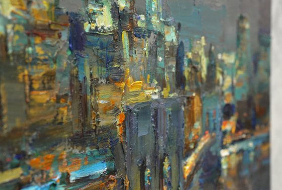 Light of the night city