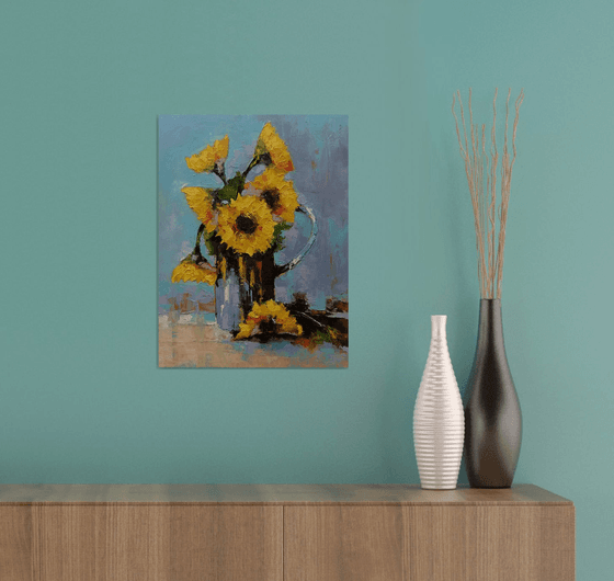 Sunflowers still life