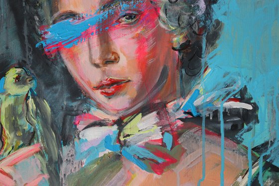Woman with Bird