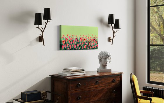 FIELD OF SCARLET POPPIES