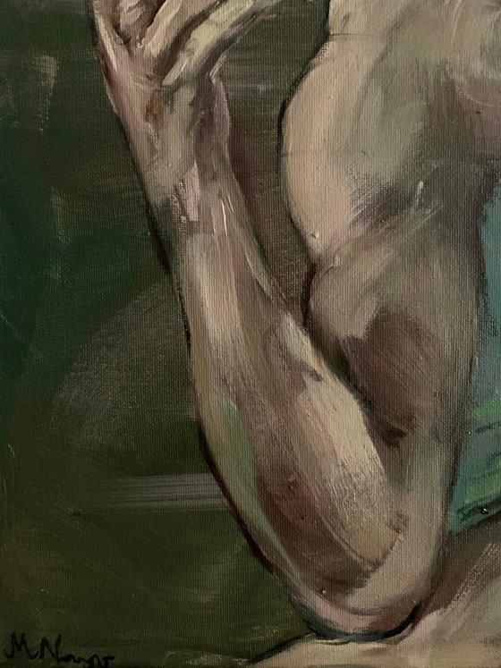 Male nude figure