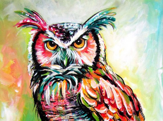 Majestic owl