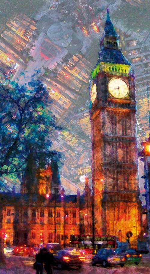 Atardecer en Londres 2 by Javier Diaz