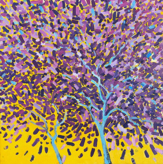 Violet tree