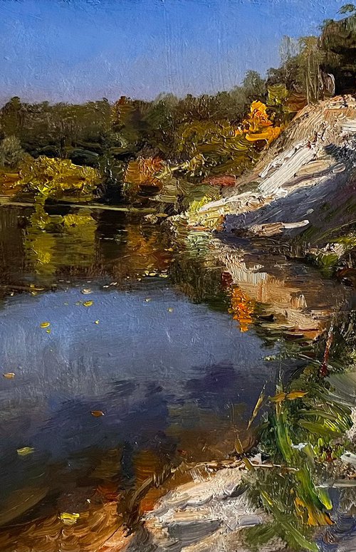 High cliff on Vorskla by Denys Gorodnychyi