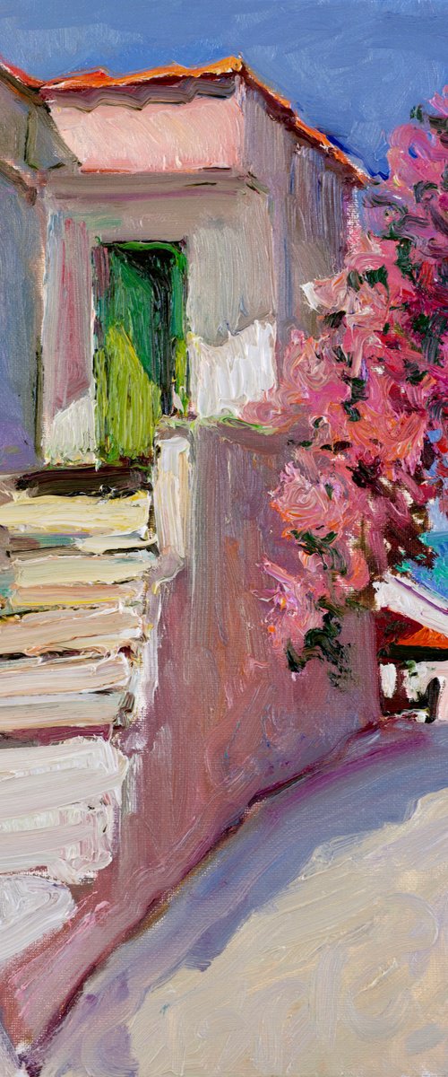 Village in Greek Islands by Suren Nersisyan