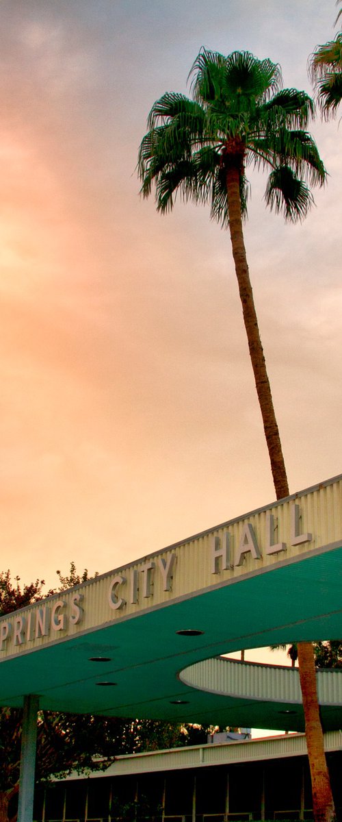 CITY HALL SKY Palm Springs CA by William Dey