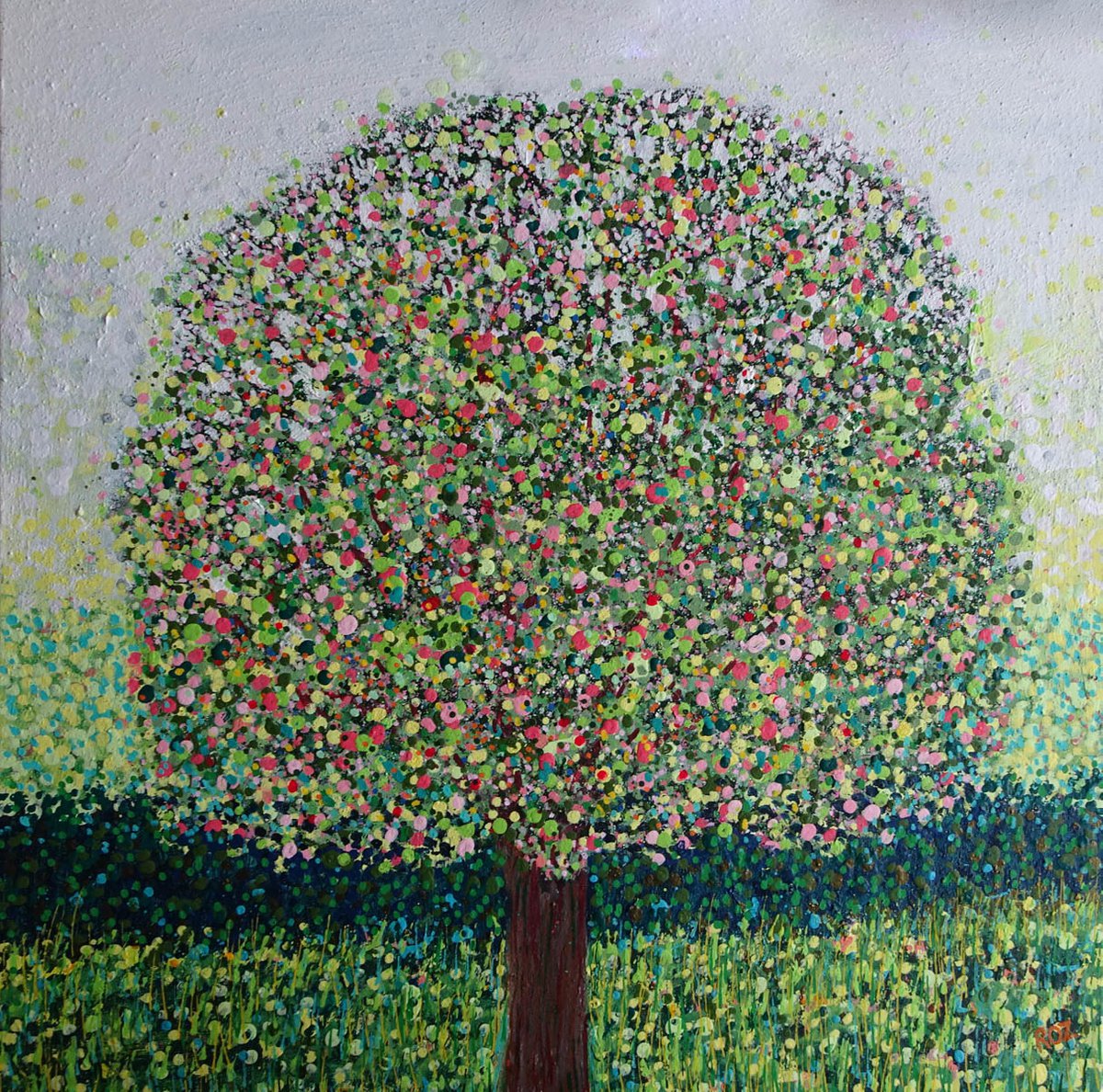 Patterned Tree 2 by Roz Edwards