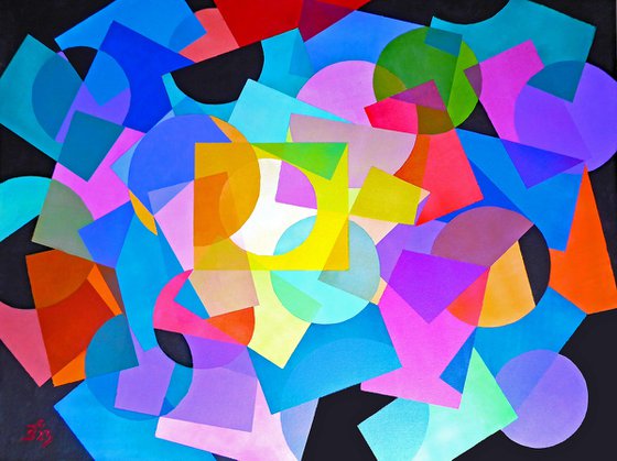 STUDY: FRENZY OF GEOMETRIC SHAPES