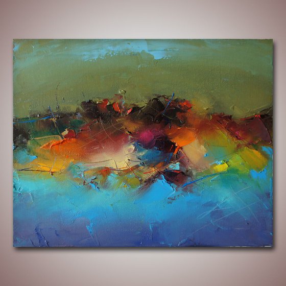 "Colors" Abstract oil Painting