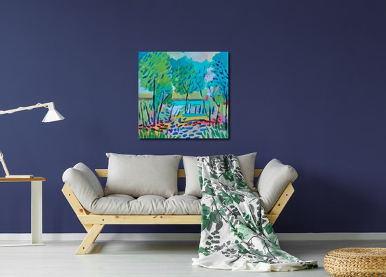 Trees around the Lake VI