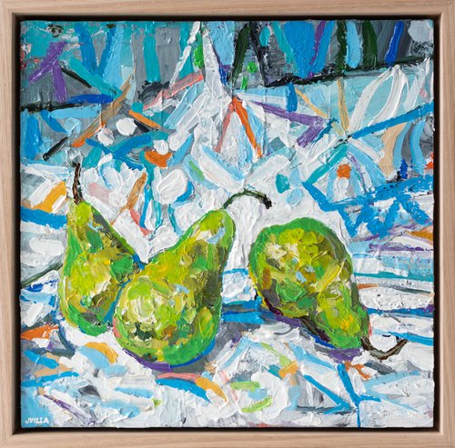 Pears Still Life 4 by Joseph Villanueva