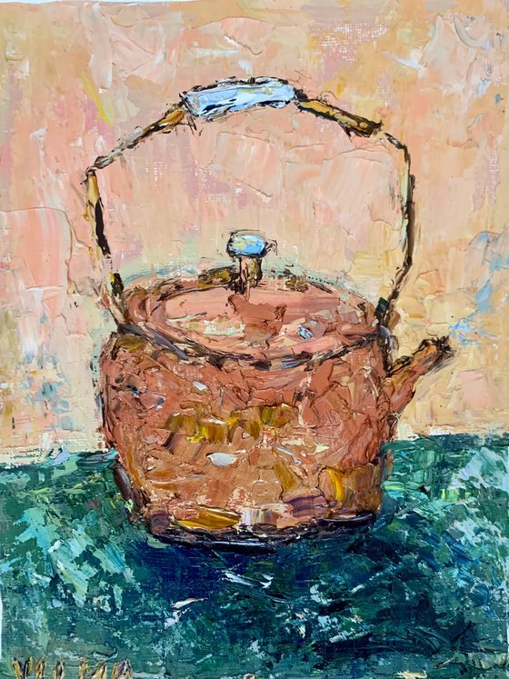 Still life with teapot