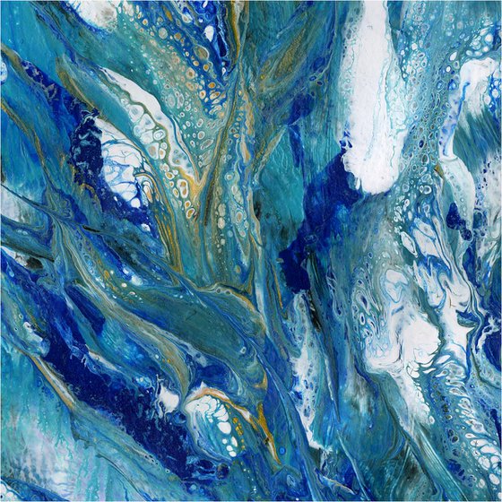 Natural Moments 5 - Abstract Painting by Kathy Morton Stanion