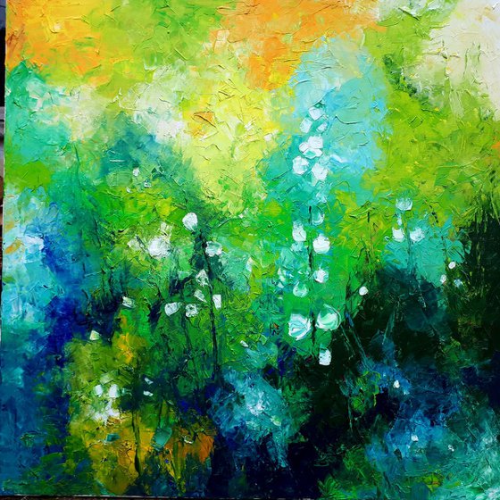 Lily of the valley (100x100cm)