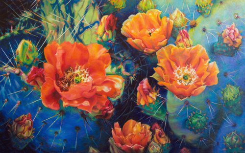 Prickly Pear Bloom by Kathy Carney
