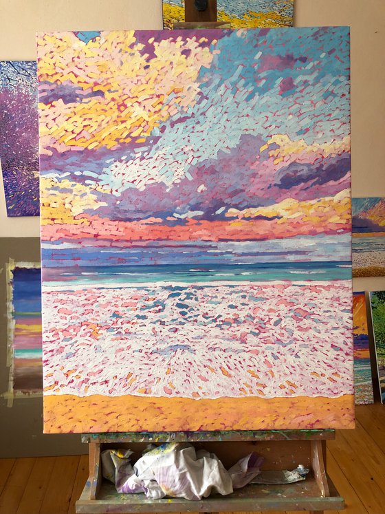 Ocean. Sunset 2022