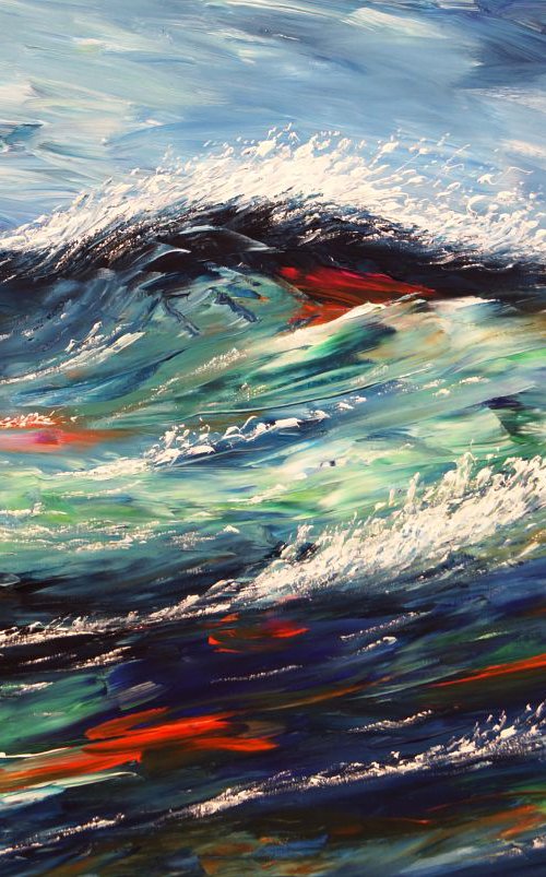 Ocean Waves M 1 by Peter Nottrott