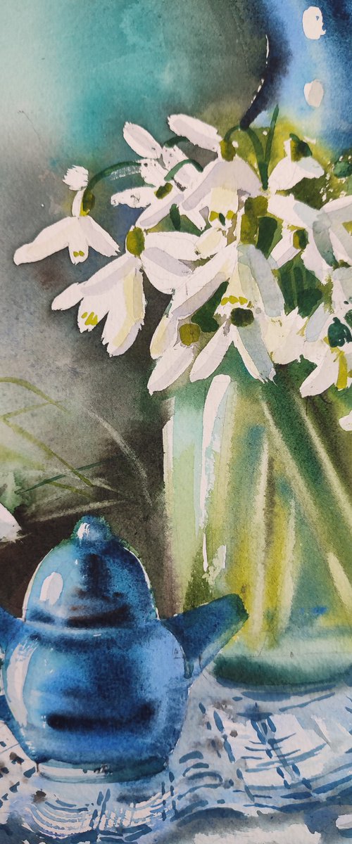 Snowdrops by Nadiia Dubei