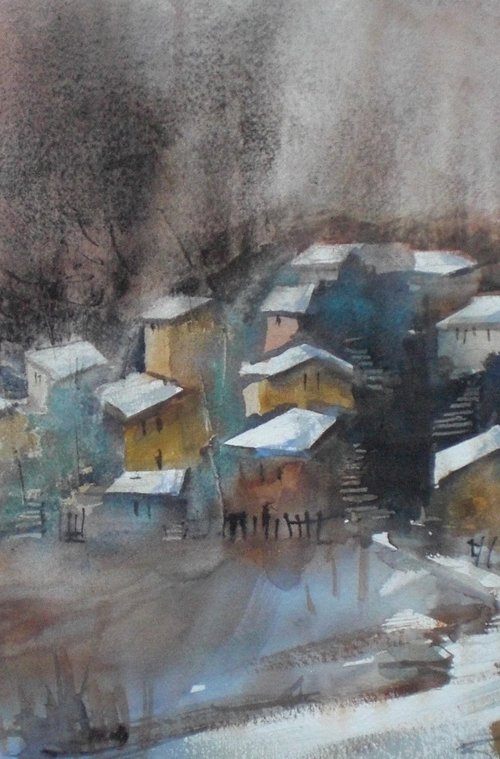 an imaginary village 2 by Giorgio Gosti