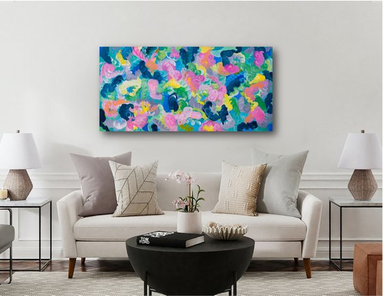 Childhood - Colorful Abstract Painting