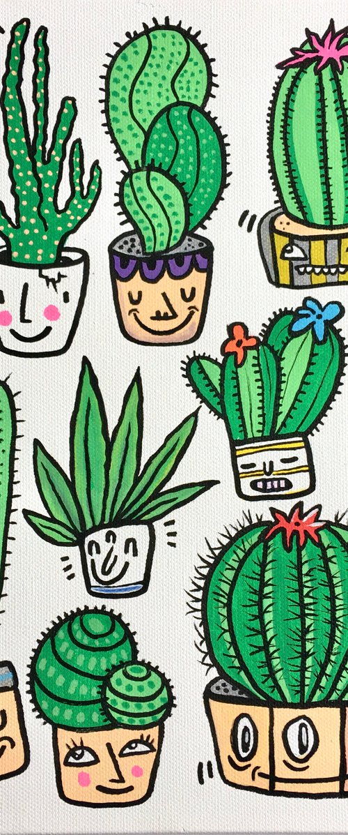 Cacti Heads by Luke Crump