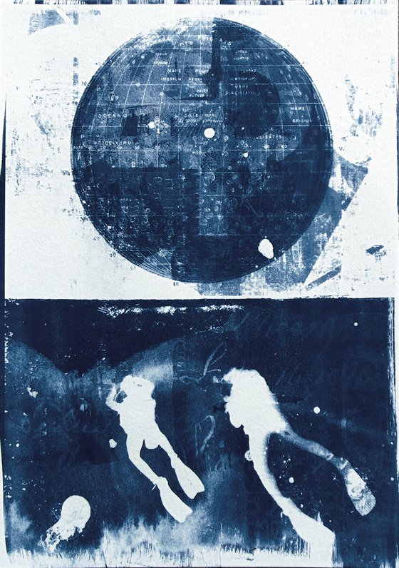 Cyanotype_06_A3_Round and round