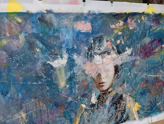 L'une 110 61 x 33.46 in