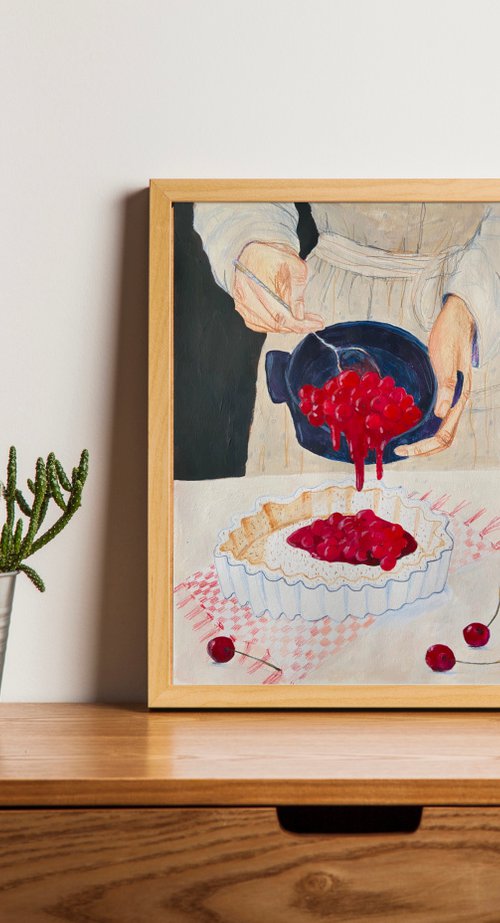 Cherry pie by Anastasia Mazur-Skrobova