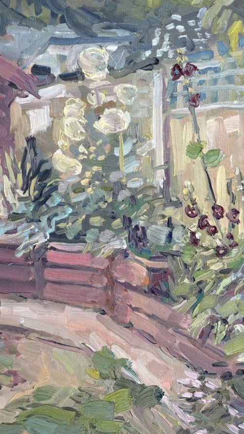 August back garden by Emma Pilkington