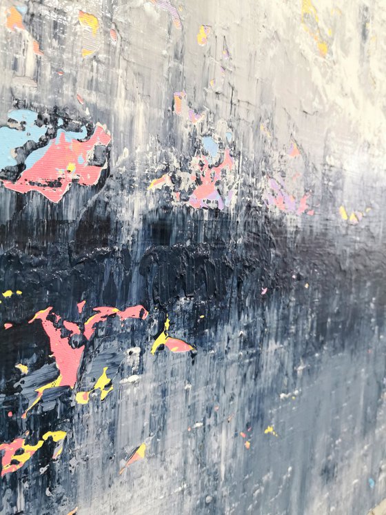 180x80cm. / abstract painting / Abstract 2116