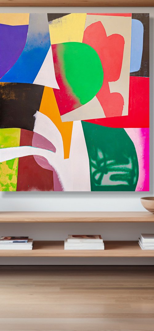 Color Structure #1 Fragments in Motion by Vita Banko