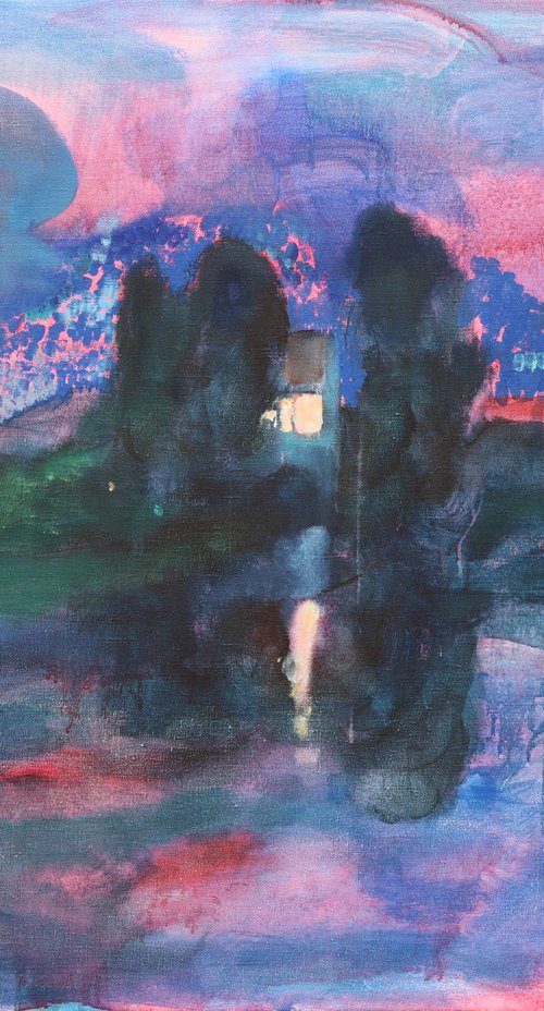 Landscape, twilight time. by Artem Andreichuk