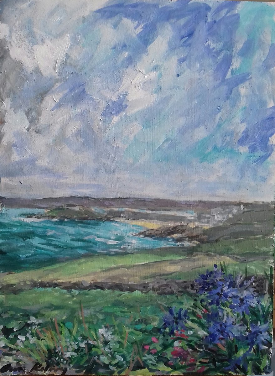 View Of Porthmeor, St Ives by Ann Kilroy