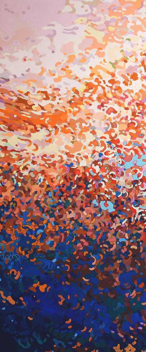 Spectacular, 48 x 60 x 1.5" by Margaret Juul