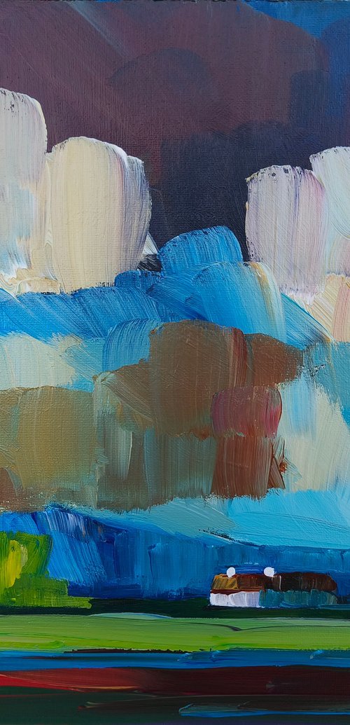 Landscape and sky by mahonart75