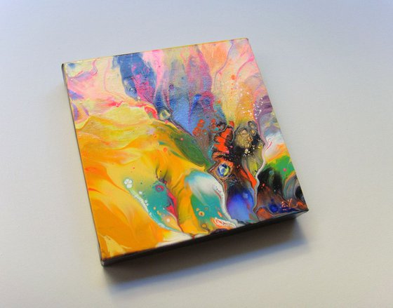 "Floral" Abstract Small painting #1