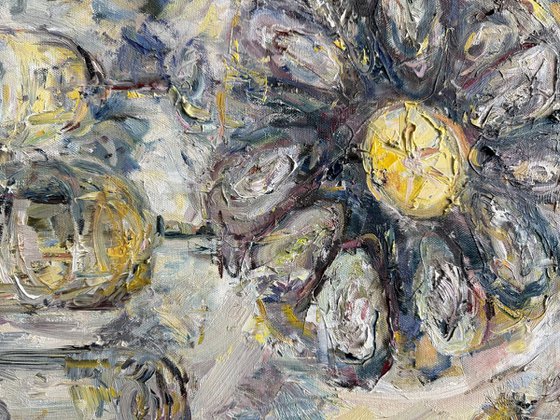Still life with oysters
