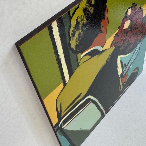 Painting "Man Goes on a Date"