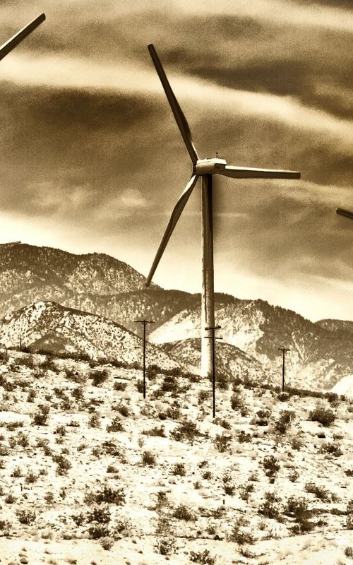 NO PLACE LIKE HOME SEPIA 3 Palm Springs CA by William Dey