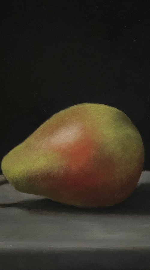 Solitary pear by Emma Sperring