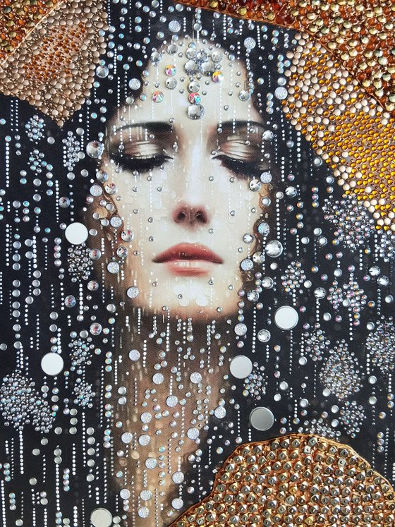 Woman in the rain