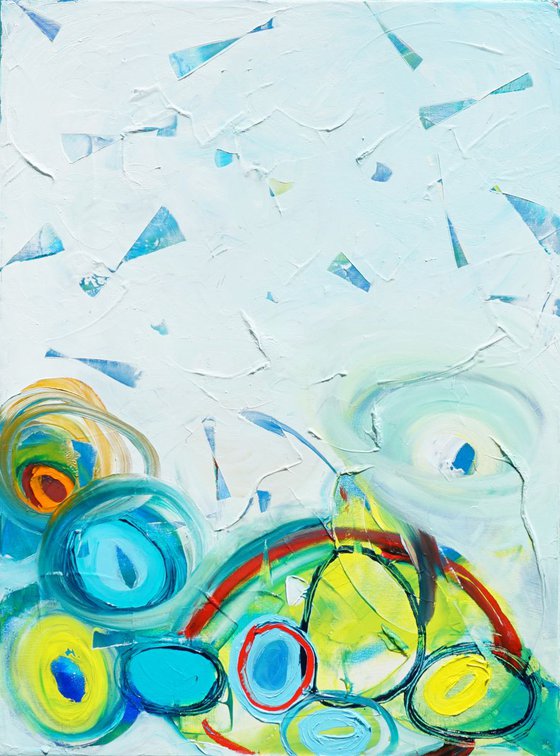 Blue Joy - 24x18in