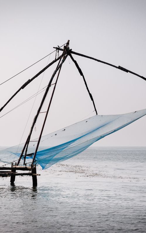 Fishermen, Fort Kochi by Tom Hanslien
